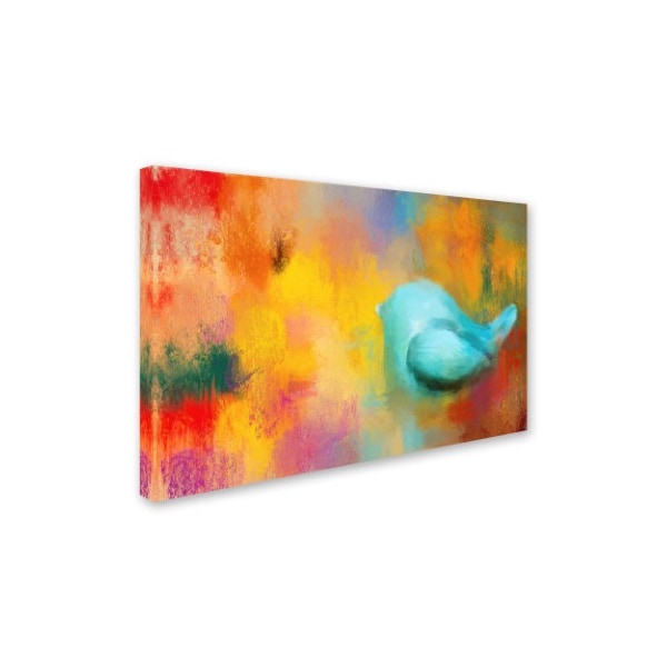 Jai Johnson 'Abstract Bluebird Of Happiness' Canvas Art,16x24